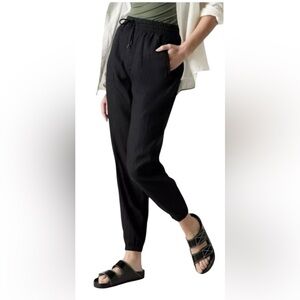 Athleta Retreat Linen High Rise Jogger -Sz Small